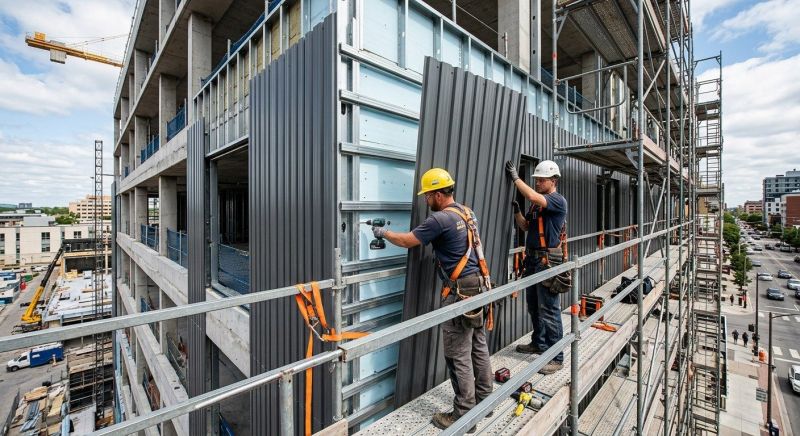 Steel Cladding Installation in Stamford, CT